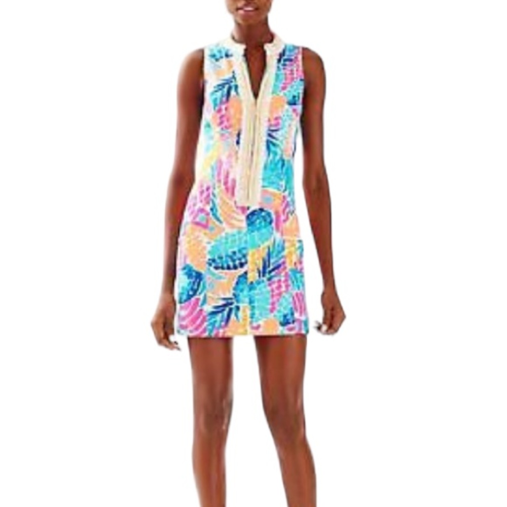 Lilly Pulitzer Alexa Shift Dress in Goombay Smashed Sz 0